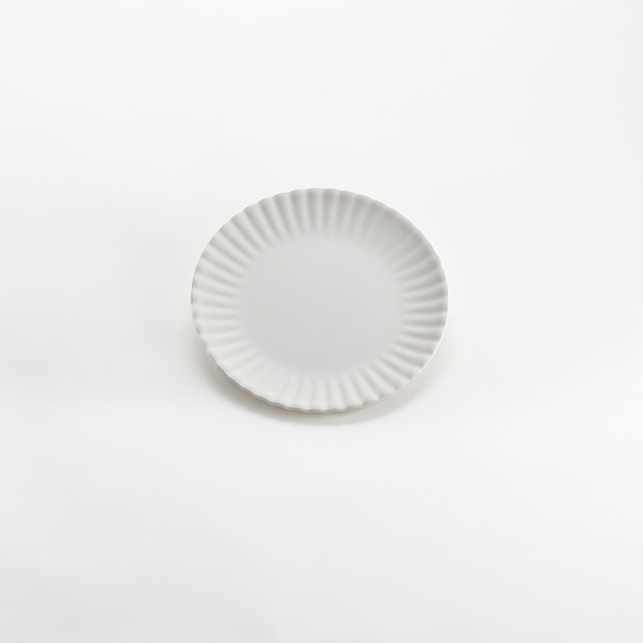American Metalcraft MP7 Paper Plate Design Melamine, 7-3/8", White