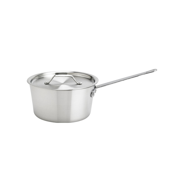 Browne 5813902 Aluminum Sauce Pan, 2-1/2 qt., Tapered, without Cover