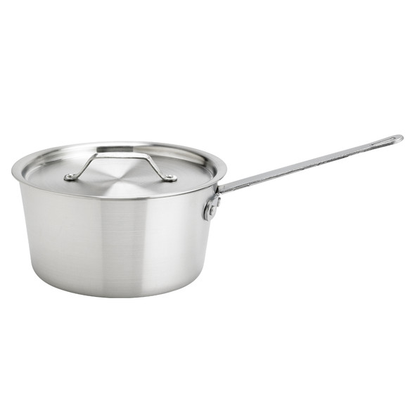 Browne 5813907 Aluminum Sauce Pan, 7 qt., Tapered, without Cover