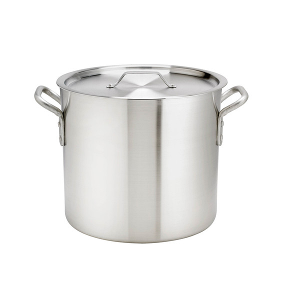 Browne 5813116 Aluminum Stock Pot, 16 qt., without Cover