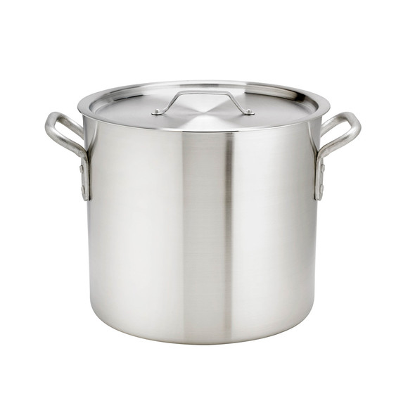 Browne 5813124 Aluminum Stock Pot, 24 qt., without Cover