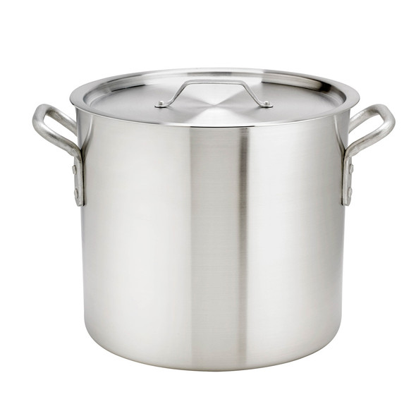 Browne 5813200 Aluminum Stock Pot, 100 qt., without Cover