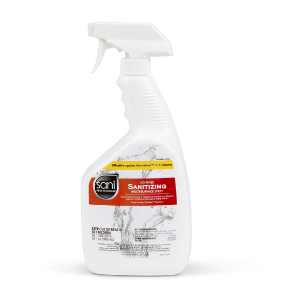 Sani Professional G11284 Multi Surface Sanitizing Spray, 32 Oz