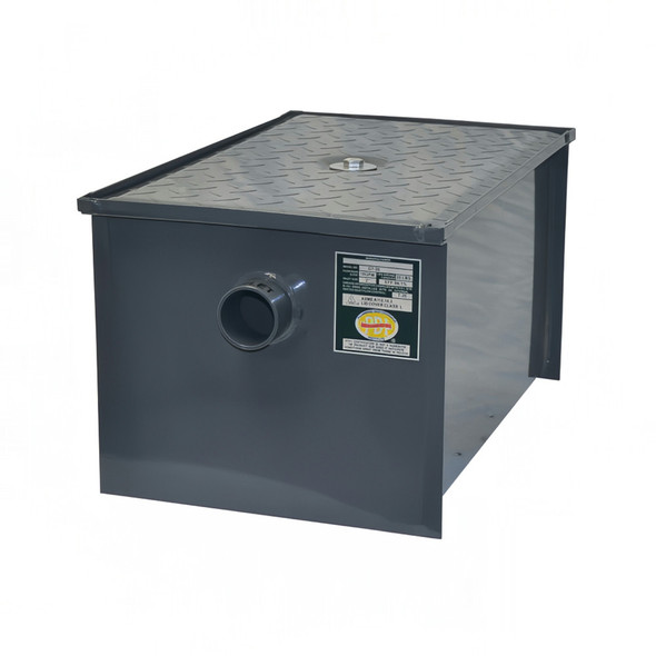 John Boos GT-14-X 14 lb. Carbon Steel Grease Trap