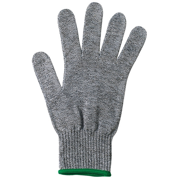 Winco GCRA-M Cut-Resistant Glove, Medium, Green Wristband