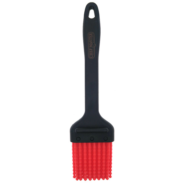 CHEFMASTER 90248 2" High Heat Basting Brush, 5-1/4"L Handle, Beaded Silicone