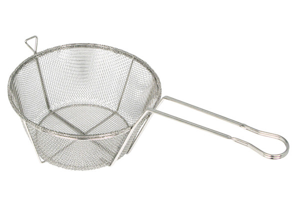 Winco FBRS-9 Fry Basket, 9-5/8", Fine, Round