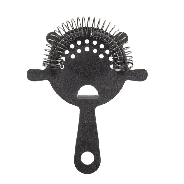 Tablecraft 10556 Strainer, 4-1/2" x 6" x 3/4", 4-Prong, Black Acid Etch Finish