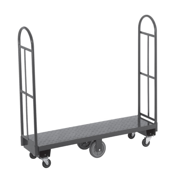 Channel U1660DS Utility U-Boat Truck, 16"W x 60"D x 60"H, Diamond Deck