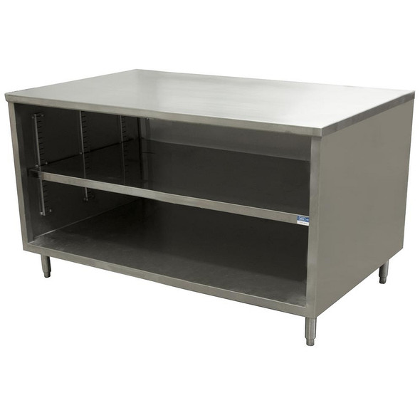 BK CST-2460 Stainless Steel Table with Cabinet Base, Open Front, 60"W x 24"D BK CST-2460 Stainless Steel Table with Cabinet Base, Open Front, 60"W x 24"D