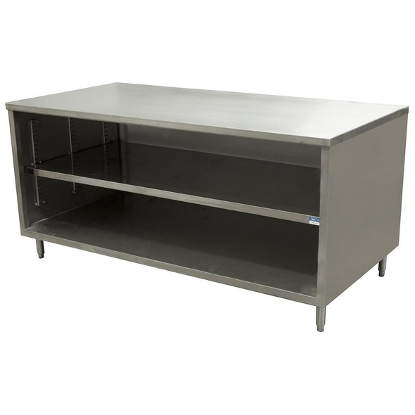 BK CST-3072 Stainless Steel Table with Cabinet Base, Open Front, 72"W x 30"D BK CST-3072 Stainless Steel Table with Cabinet Base, Open Front, 72"W x 30"D