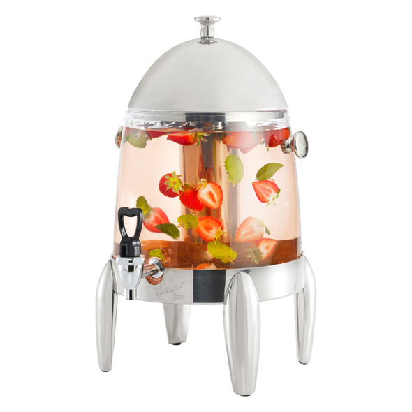 Winco 908 Virtuoso Beverage Dispenser with Ice Core, 3 Gallon