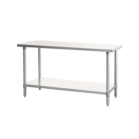 Atosa SSTW-3048 48"W x 30"D 18-Gauge Stainless Steel Work Table with Undershelf