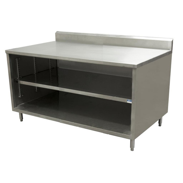 BK CSTR5-2460 Chef Table, Cabinet Base, Open Front, with 5" Back Riser,  60"W x 24"D BK CSTR5-2460 Chef Table, Cabinet Base, Open Front, with 5" Back Riser,  60"W x 24"D