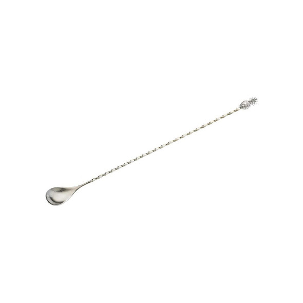 Mercer Barfly M37012PIN Bar Spoon, 13-1/4", Pineapple Decorative Shaped End