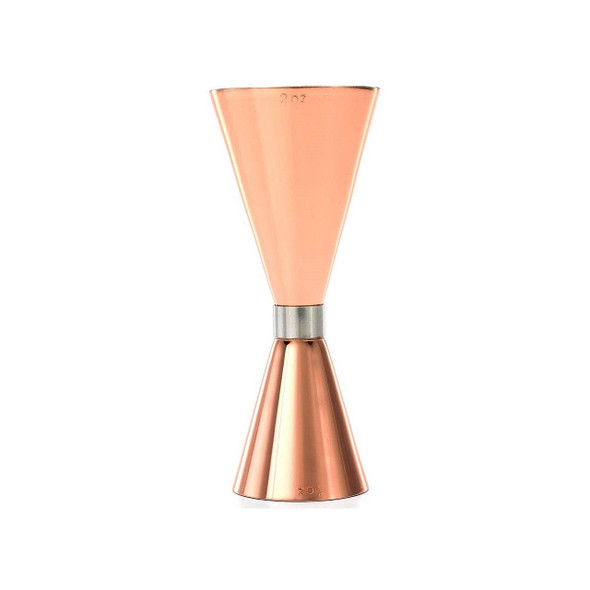 Mercer Barfly M37090CP Slim Style Jigger, 1 & 2 oz., Copper Plated