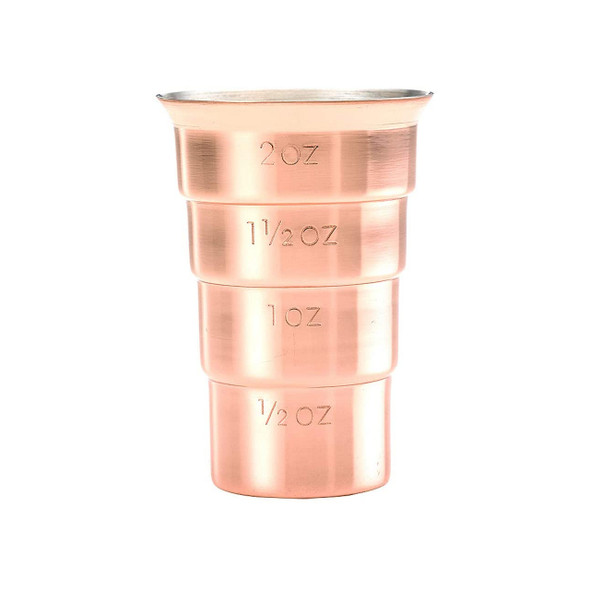 Mercer Barfly M37108 Stainless Steel 2 Oz. Stepped Jigger with