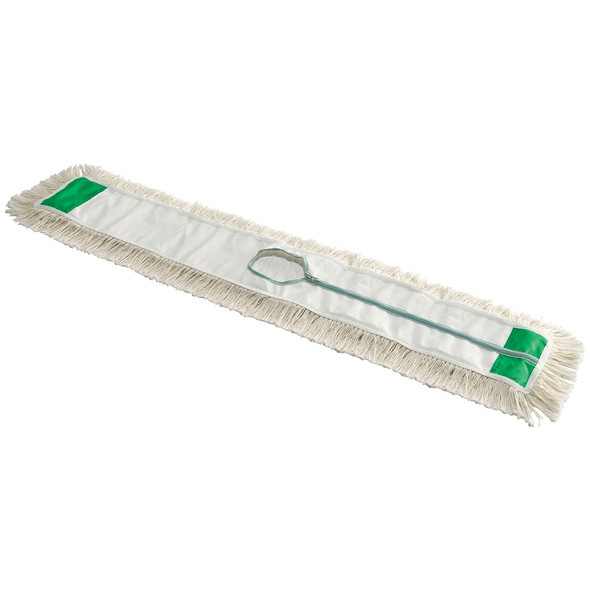 Winco DM-36H Replacement Dust Mop Head, 36" x 5", Zipper Closure