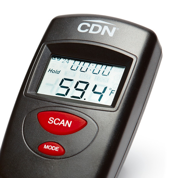 CDN IN482 Infrared Thermometer, Timer & Clock