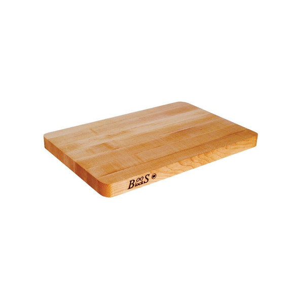 JOHN BOOS 214 Chop-N-Slice Maple Cutting Board, 20" x 15" x 1-1/4"