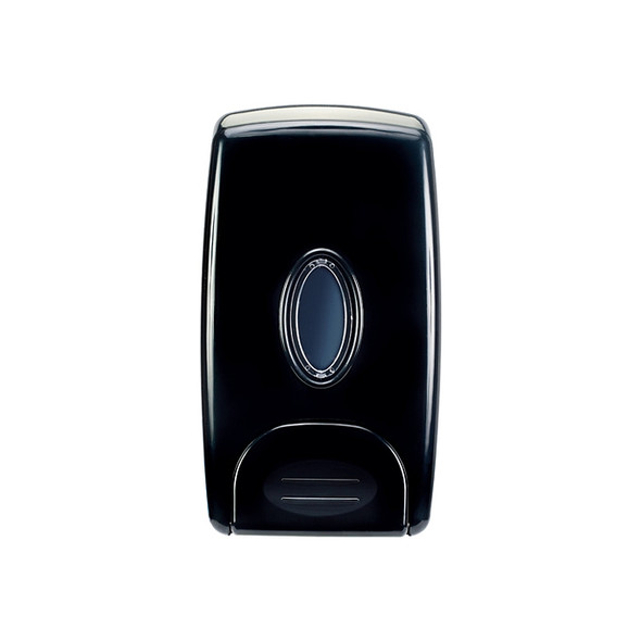 Winco SD-100K 1 Liter Manual Soap Dispenser, Black