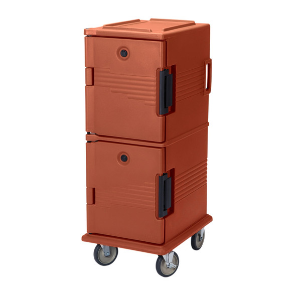 Cambro UPC800402 Ultra Camcart Food Pan Carrier, Front Loading, Brick Red