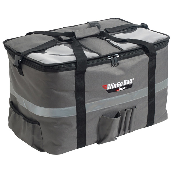 Winco BGCB-2314 WinGo Bag Catering Bag, Large, 23" x 15" x 14", Gray Winco BGCB-2314 WinGo Bag Catering Bag, Large, 23" x 15" x 14", Gray