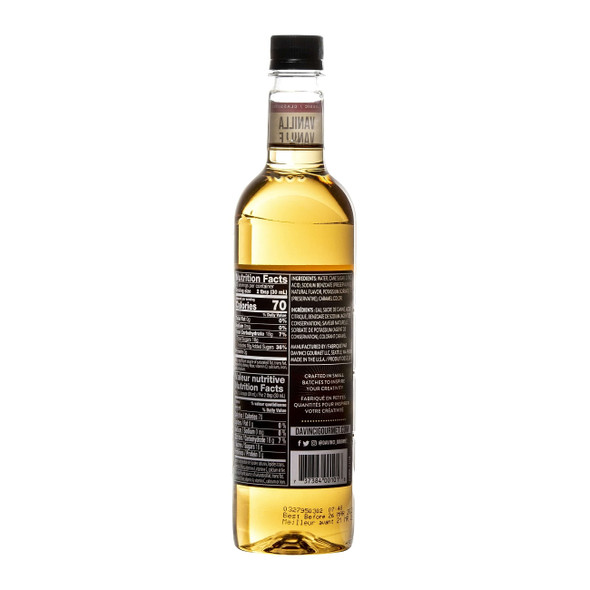 Davinci Gourmet Vanilla Syrup, 750 mL