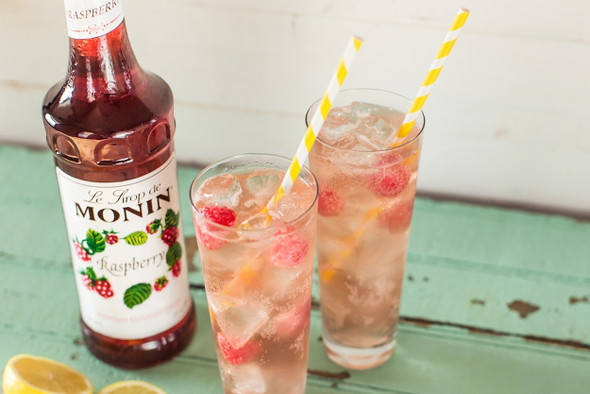 Monin Raspberry Syrup, 750 mL