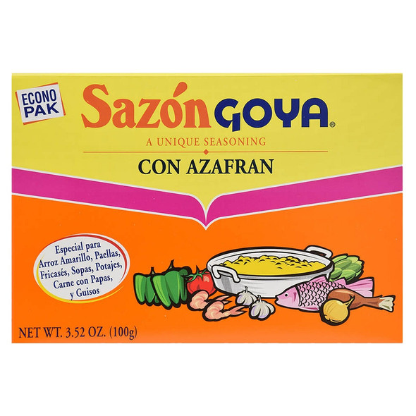 Sazon Goya Con Azafran, 3.52 Ounces