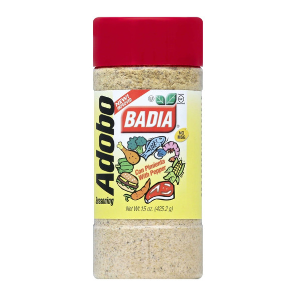 Badia Adobo With Pepper, 15 Ounce