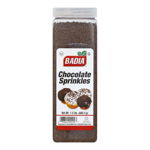Badia Chocolate Sprinkles, 1.5 Lb