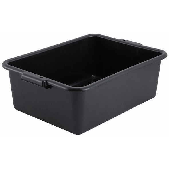 Winco PL-7K Dish Box, 21-1/2" x 15" x 7", Black, 1-Compartment Winco PL-7K Dish Box, 21-1/2" x 15" x 7", Black, 1-Compartment