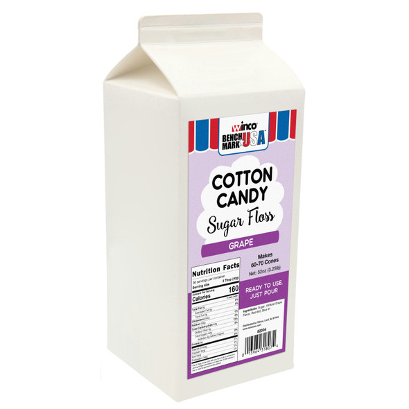 Cotton Candy Sugar Floss, 3.25 lb., Grape