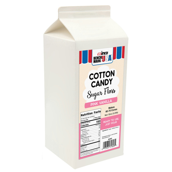 Cotton Candy Sugar Floss, 3.25 lb., Pink Vanilla