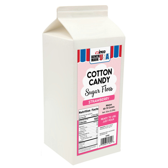 Cotton Candy Sugar Floss, 3.25 lb., Strawberry Cotton Candy Sugar Floss, 3.25 lb., Strawberry