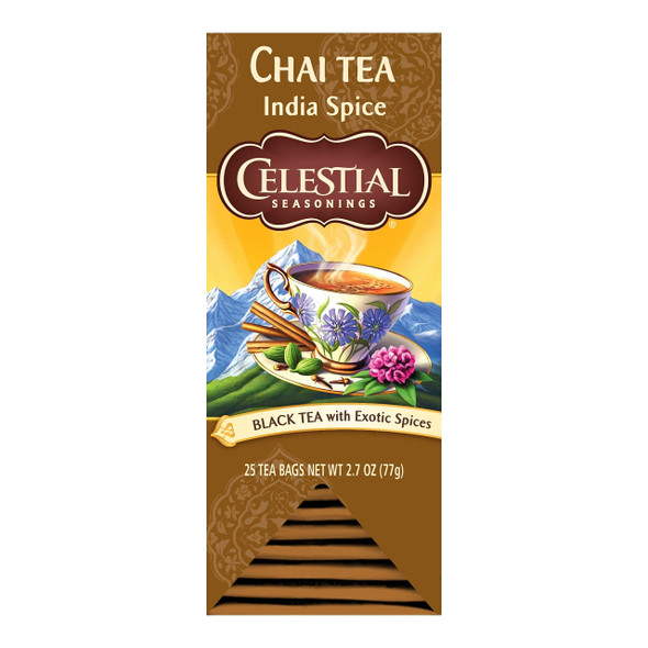 Celestial Seasonings India Spice Chai Tea (25 Count/Box)