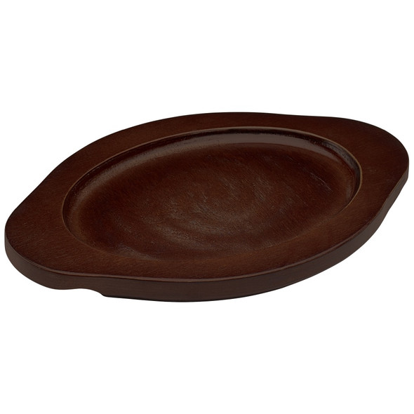 Winco CASM-7OUL Oval Wood Underliner with Dual Handles, 7-1/2" x 9-3/4" Winco CASM-7OUL Oval Wood Underliner with Dual Handles, 7-1/2" x 9-3/4"