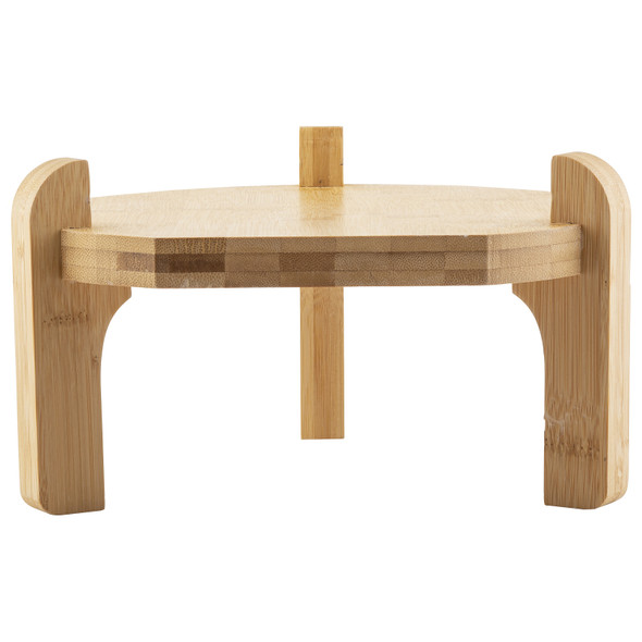 Tablecraft 10755 Beverage Dispenser Stand Only, 10" x 5-3/4", Bamboo