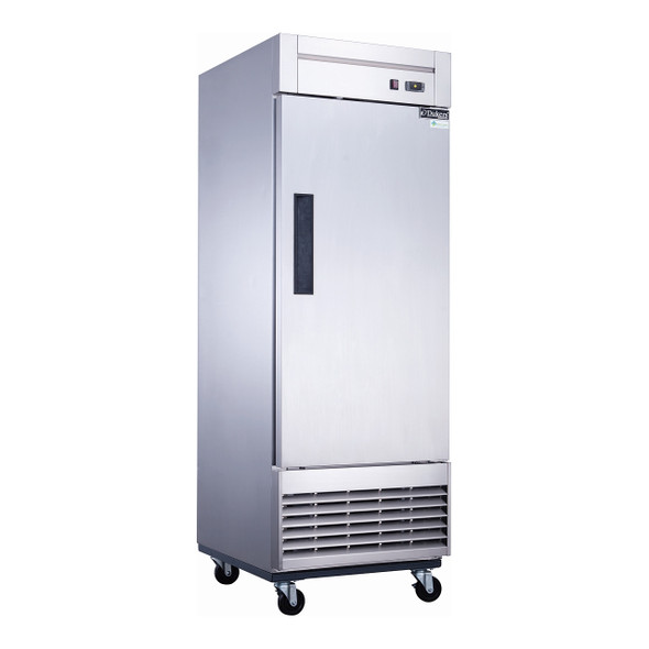 Dukers D28R 27 1/2" Solid Door Reach-In Refrigerator, 1 Door