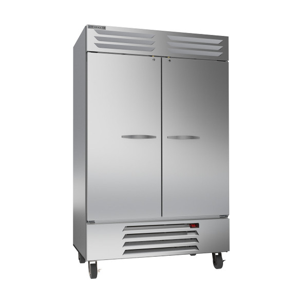 Beverage Air RB49HC-1S 52" Double Solid Door Reach-In Refrigerator, Bottom Mount