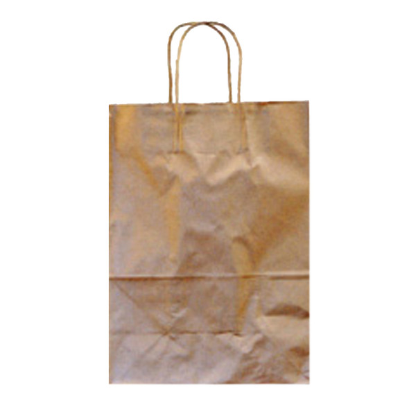 Glopack Kraft Paper Shopping Bags, 10"x5"x13" (250/Case)