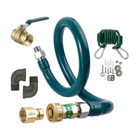 Krowne M10048K Royal 1" x 48" Gas Connector Complete Kit Krowne M10048K Royal 1" x 48" Gas Connector Complete Kit