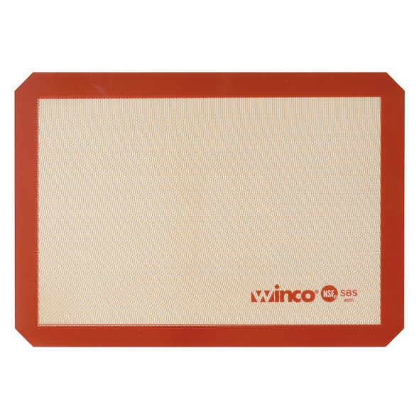 Winco SBS-16 Silicone Baking Mat, 1/2 Size, 11-5/8" x 16-1/2"