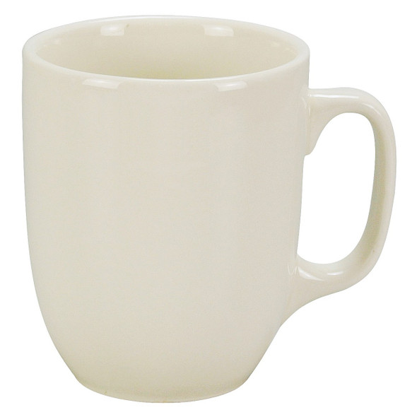 Yanco RE-15-J Recovery 15 oz. American White China Joy Mug , 3.5"D x 4.25"H, 24/Case