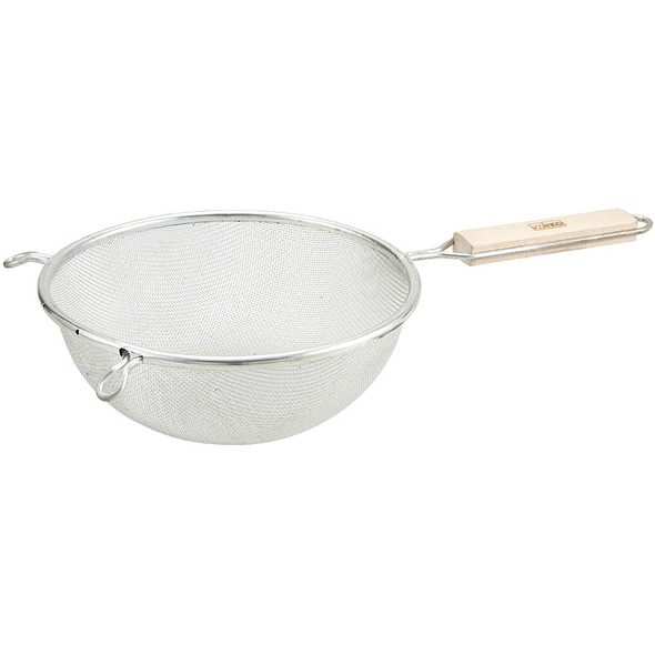 Winco MSTF-6S Fine Single Tinned Mesh Strainer, 6-1/4" dia.