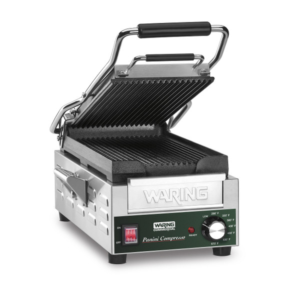 Waring WPG200 Panini Compresso Slimline Panini Grill, 120V
