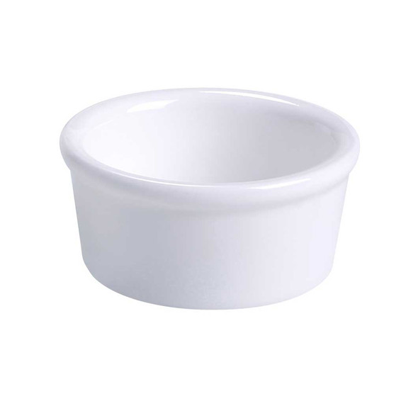 Yanco RK-203-S 3 oz. White Porcelain Ramekin (4 Dozen/Case)