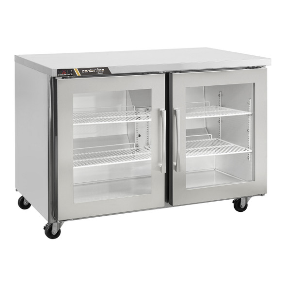 Centerline CLUC-48R-GD-LR 48" Undercounter Refrigerator, (2) Glass Doors, Hinge Left/Right Centerline CLUC-48R-GD-LR 48" Undercounter Refrigerator, (2) Glass Doors, Hinge Left/Right