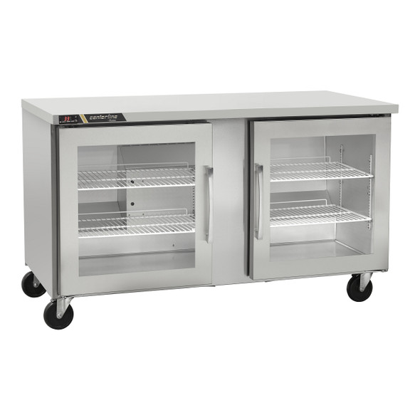 Centerline CLUC-60R-GD-LR 60" Undercounter Refrigerator, (2) Glass Doors, Hinge Left/Right Centerline CLUC-60R-GD-LR 60" Undercounter Refrigerator, (2) Glass Doors, Hinge Left/Right